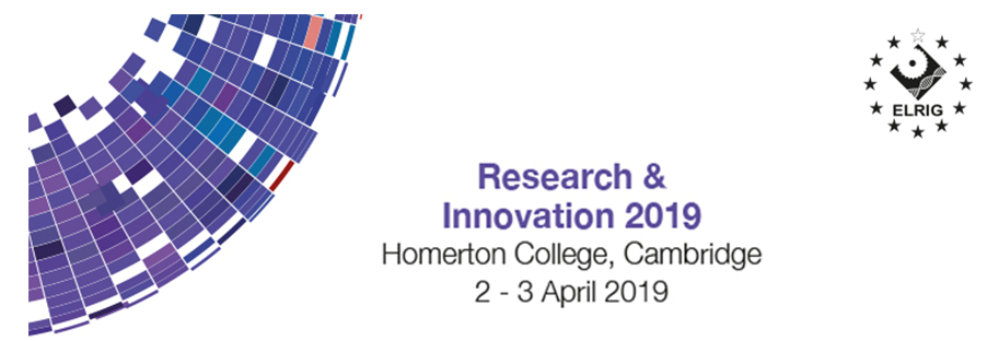 Elrig Research & Innovation Meeting 2019